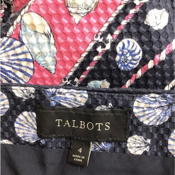Talbots Seashells Mini Skirt - Picture 3 of 7